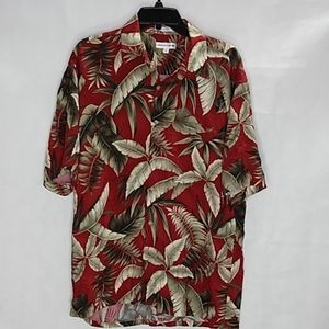 Pierre Cardin button up Hawaiian shirt Size L